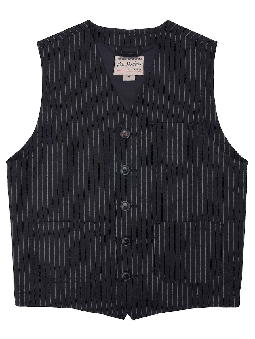 Pike Brothers 1937 Roamer Vest Chicago Black