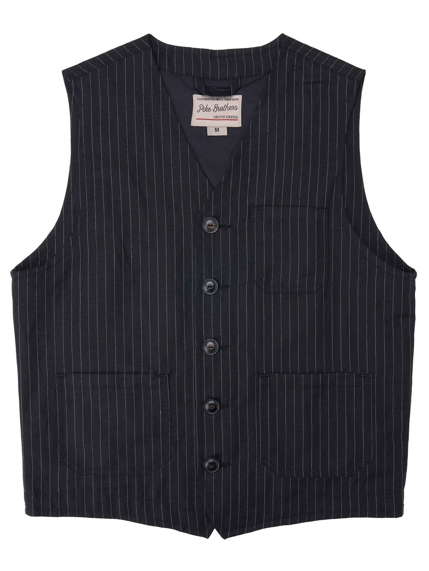 Pike Brothers 1937 Roamer Vest Chicago Black