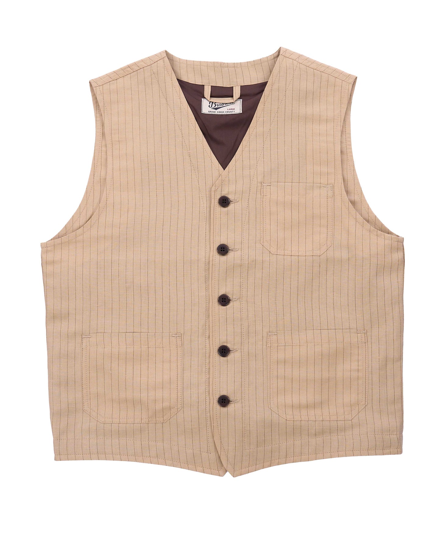 Pike Brothers 1937 Roamer Vest Chicago Sand