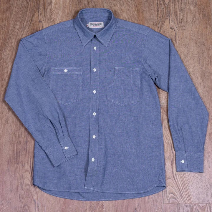 Pike Brothers 1937 Roamer Shirt Blue Chambray