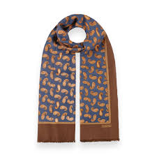 Stetson Scarf Wool Small Paisley 26