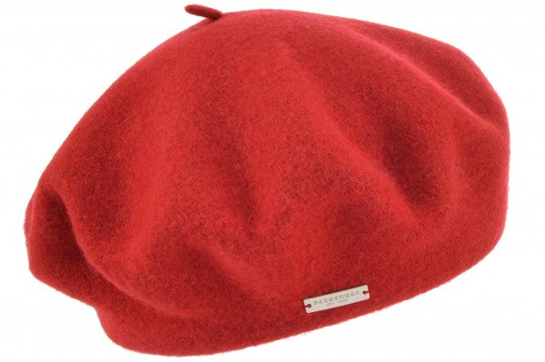Seeberger Beret Flame Red