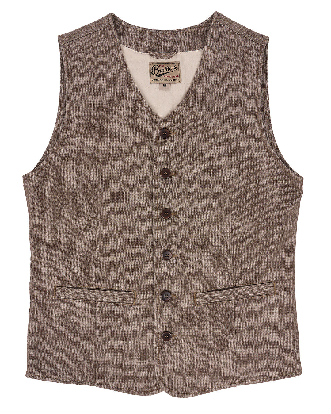 Pike Brothers 1905 Hauler Vest HBT Brown