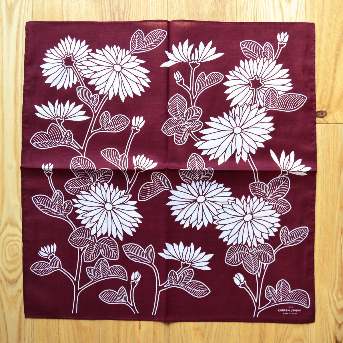 Kobashi Studio Bandana Burgundy