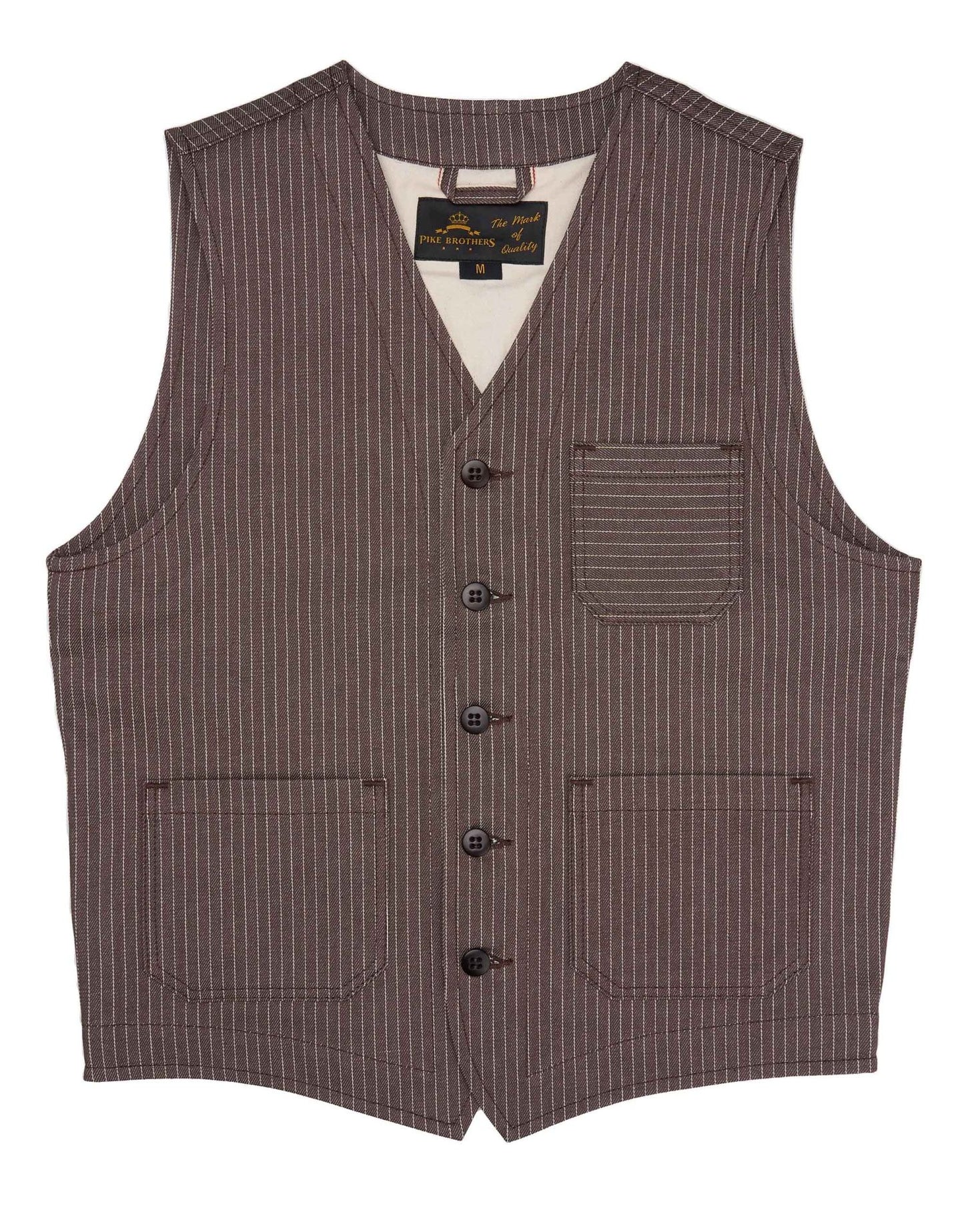 Pike Brothers 1937 Roamer Vest Brown Wabashi