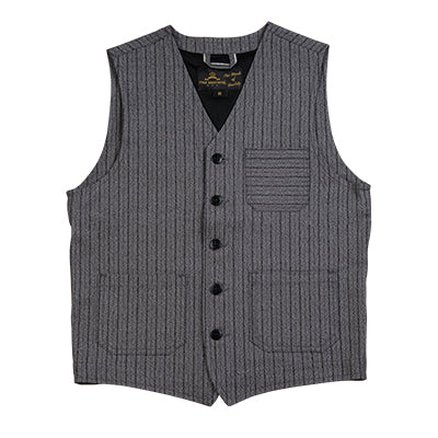 Pike Brothers 1937 Roamer Vest Swedish Stripes Grey