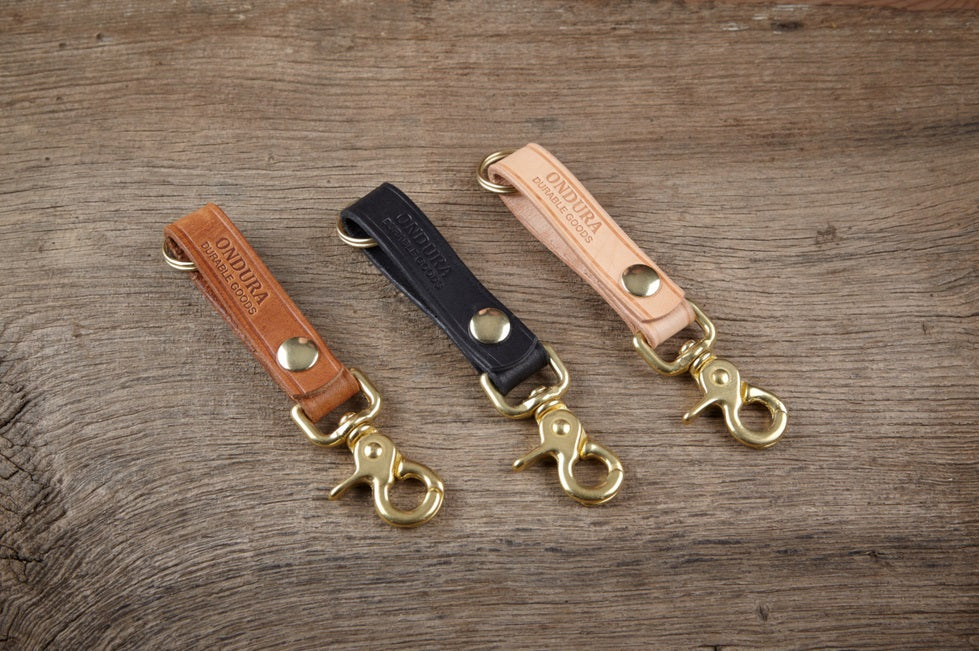 Ondura Belt Key Fob Tan