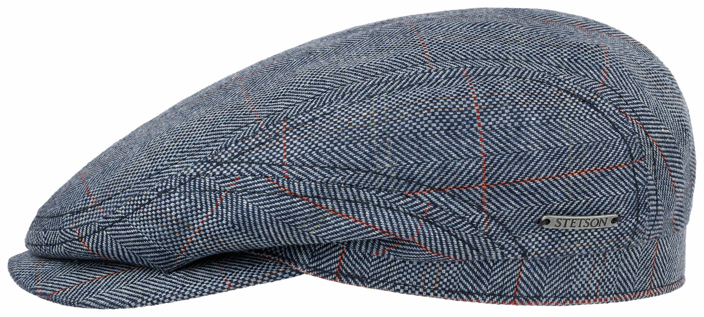 Stetson Driver Cap Silk Herringbone 322