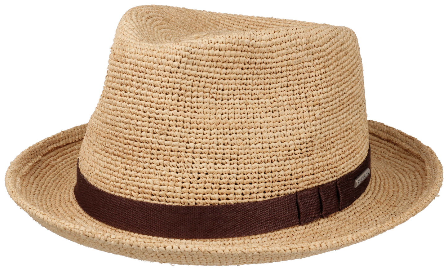 Stetson Fedora Raffia Crochet 7