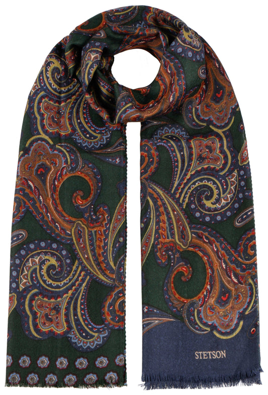 Stetson Scarf Wool Paisley 42