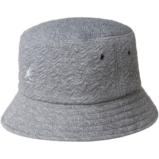 Kangol Multi Quilt Earflap Bucket Grey