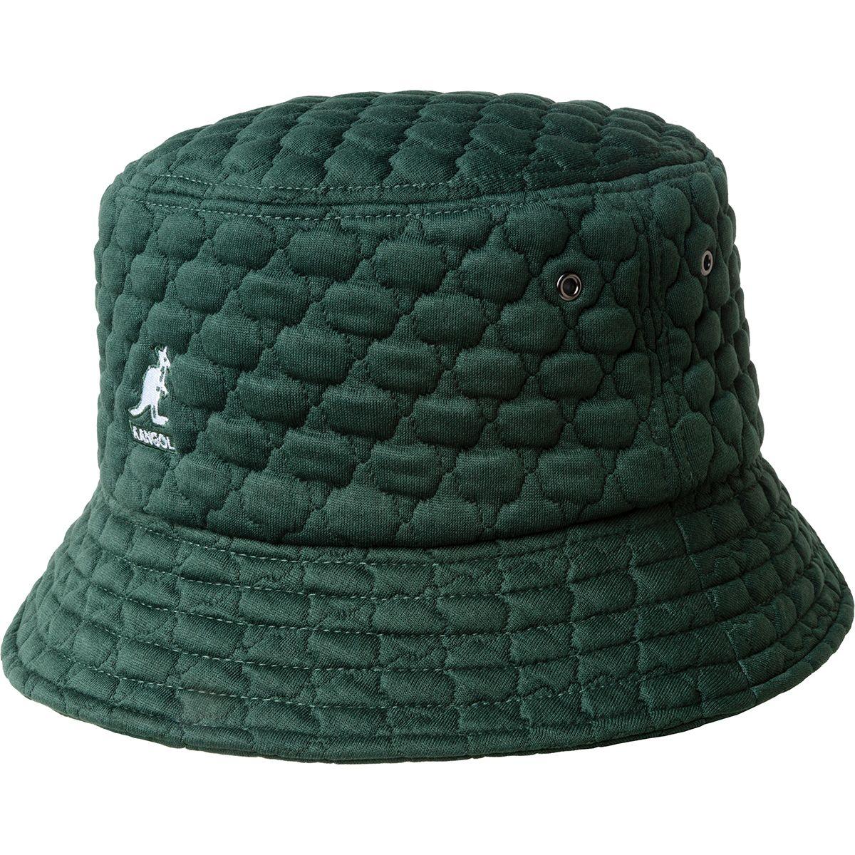 Kangol Multi Quilt Earflap Bucket Green