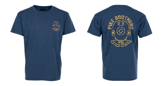 Pike Brothers 1969 Sports Tee Scuba Blue