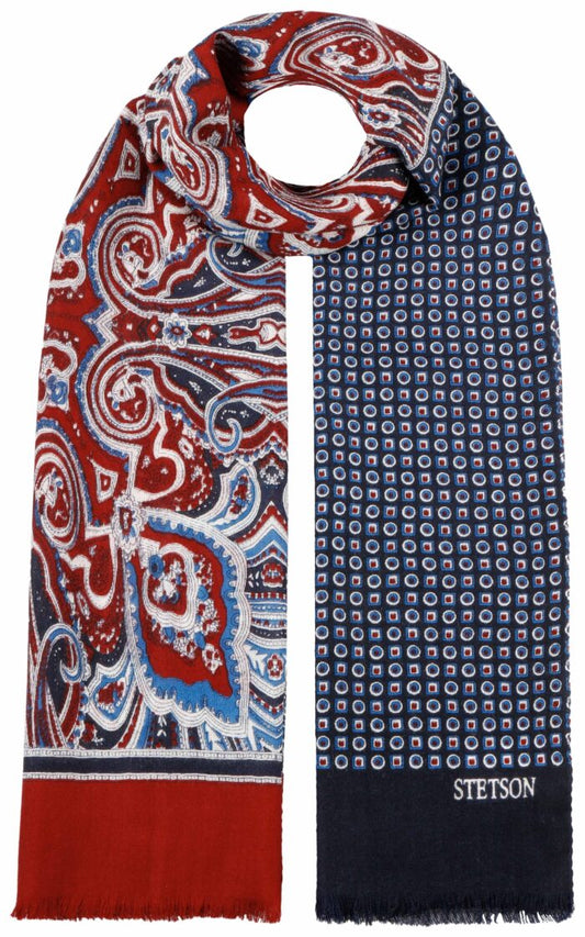 Stetson Scarf Wool Paisley Patch 29