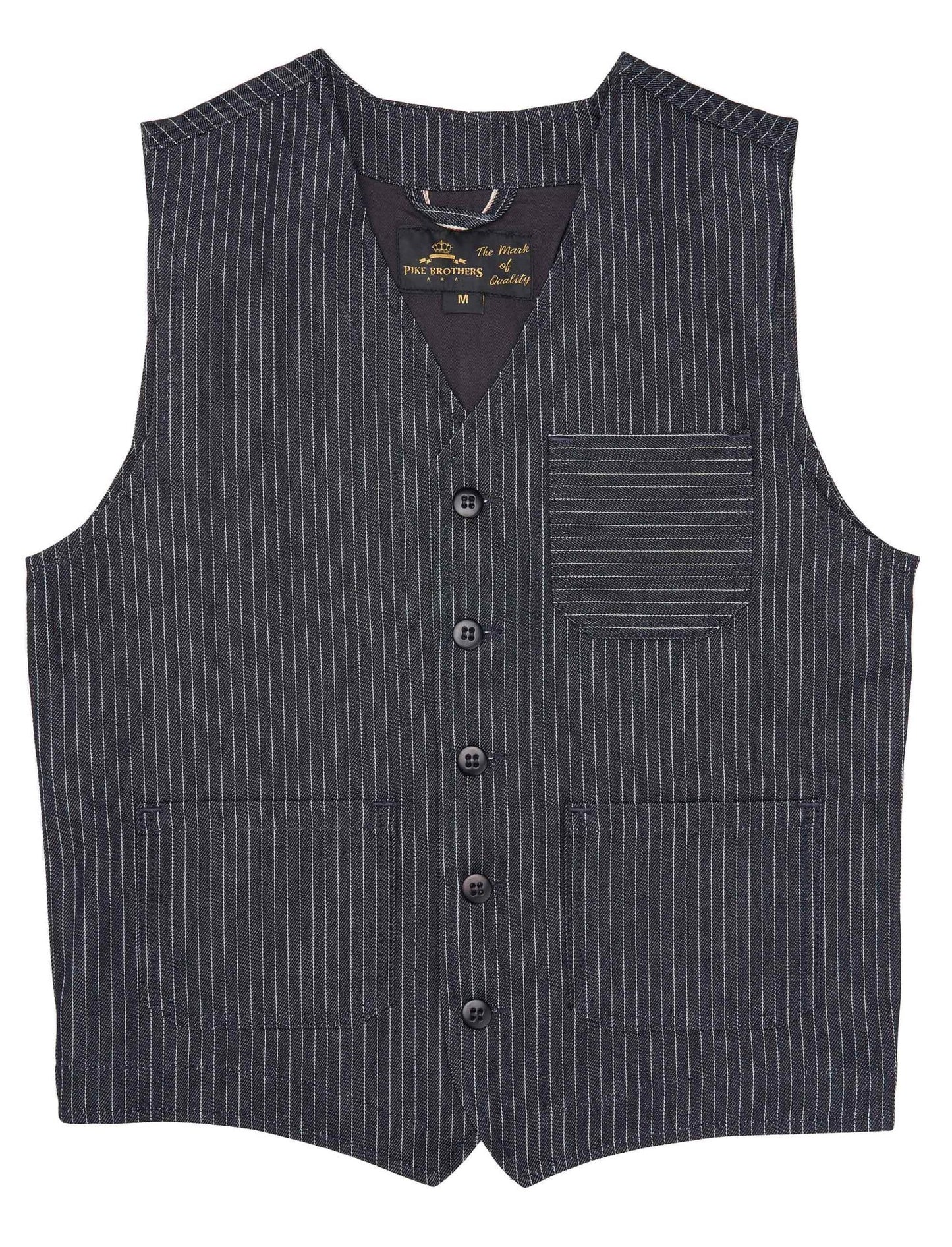 Pike Brothers 1937 Roamer Vest Blue Wabashi