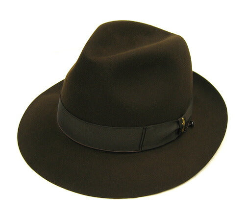 Borsalino Fedora Beaver Brown