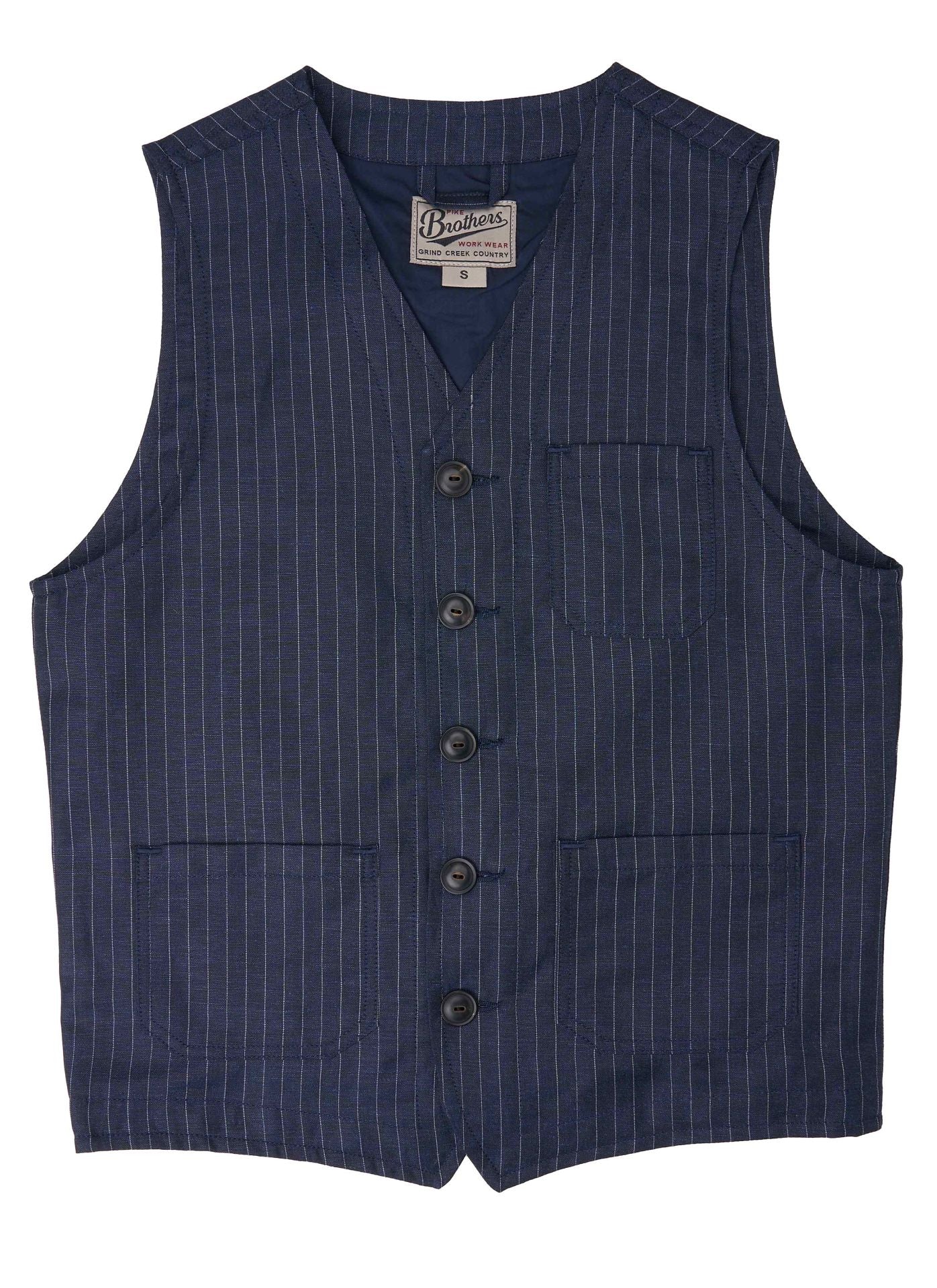 Pike Brothers 1937 Roamer Vest Chicago Blue