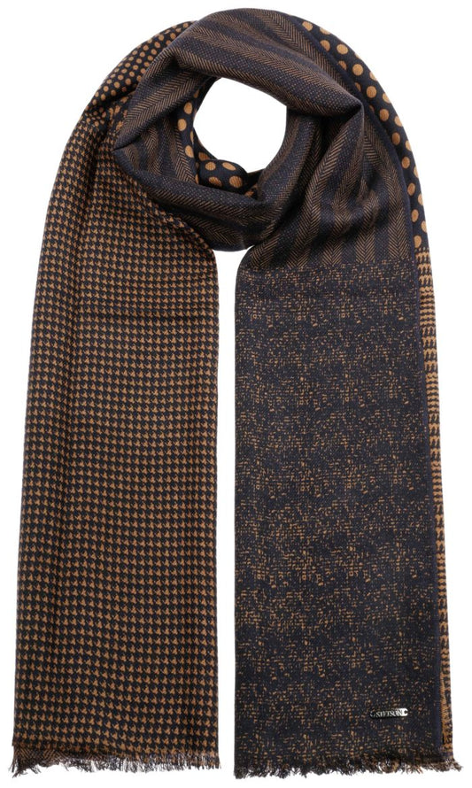 Stetson Scarf Wool Patchwork 27