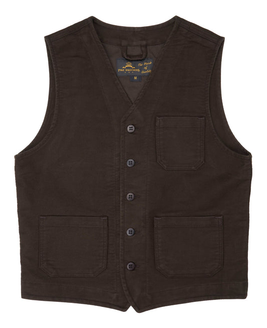 Pike Brothers 1937 Roamer Vest Moleskin Brown