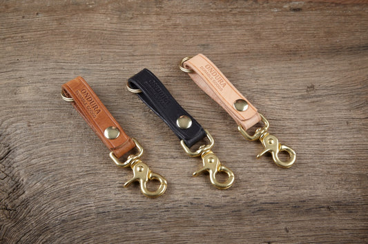 Ondura Belt Key Fob Tan