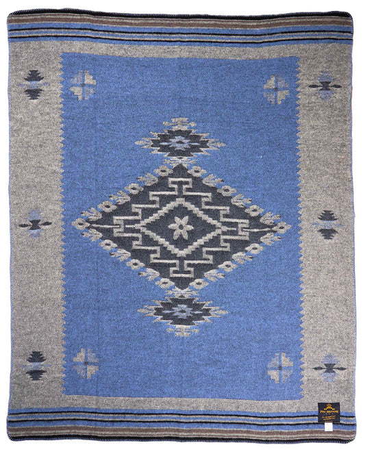 Pike Brothers 1969 Tolani Wool Blanket Blue