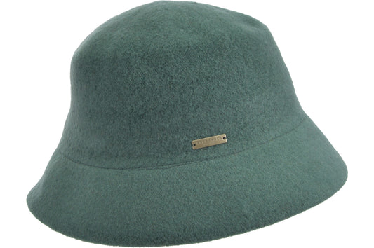 Seeberger Boiled Wool Cloche Pine Green