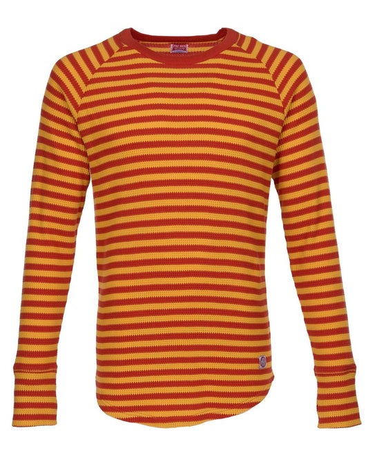 Pike Brothers 1967 Waffle Shirt Ventura Orange